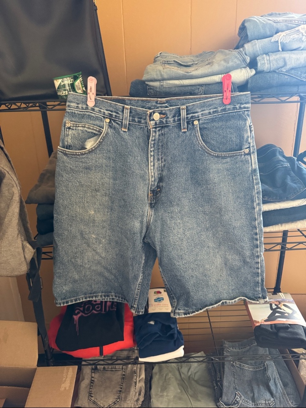 Men’s Cargo Jean Shorts!